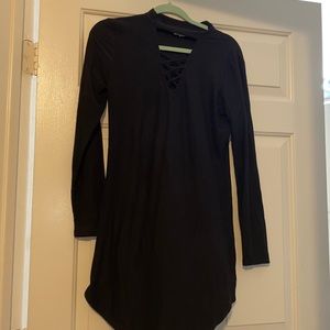Black long sleeve dress